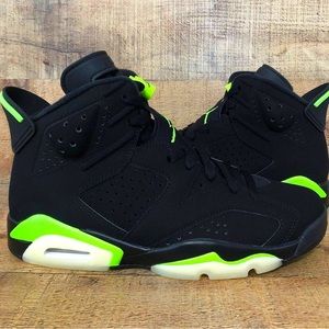 Exclusive archive for the Air Jordan 6 Electric Green. Their authentic